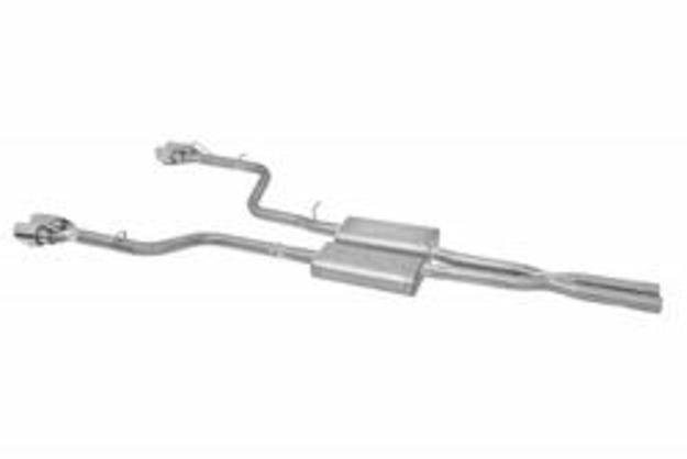 Gibson Split Rear Exhaust System 08-23 Dodge Challenger 5.7L - Click Image to Close
